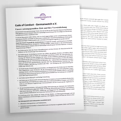 Titelbil Code of Conduct