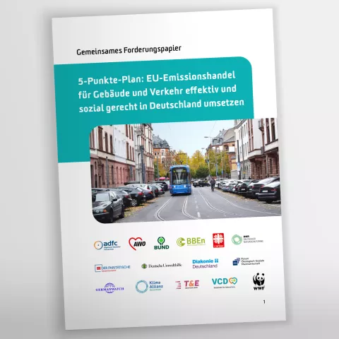 Titelseite des Forderungspapiers
