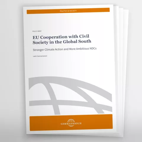 Cover of a publication on EU cooperation with civil society in the Global South
