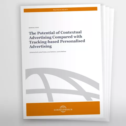 Cover page of a working paper on contextual advertising