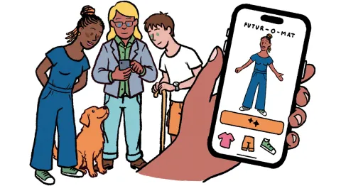 Bild von Avataren des futur-o-mat