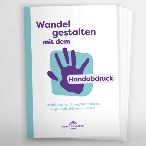 Cover Handabdruck-Broschüre
