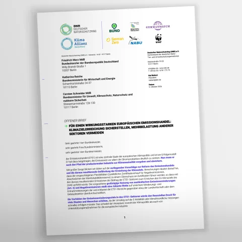Vorschau auf Offenen Brief zum ETS1