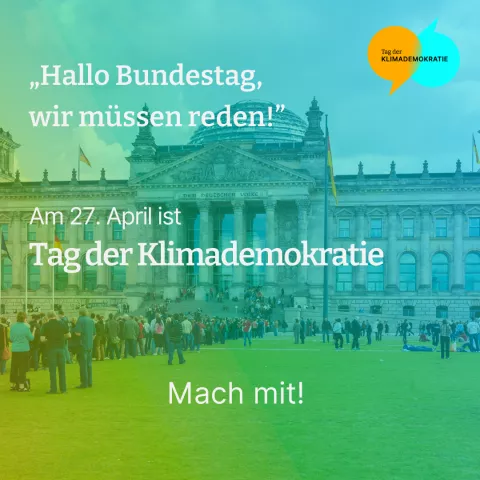 Auftaktpost Tag der Klimademokratie