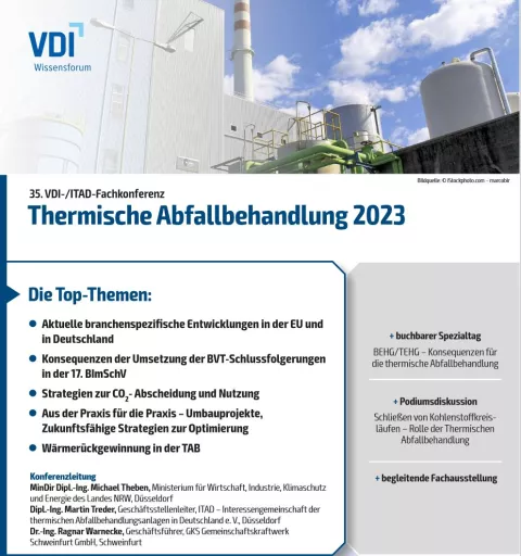 Titelseite des Veranstaltungsflyers