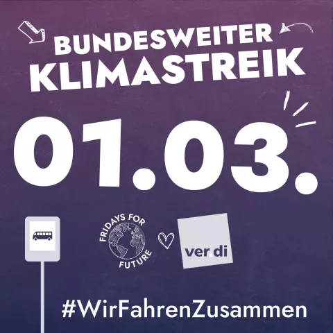 Sharepic FridaysForFuture 01.03.24