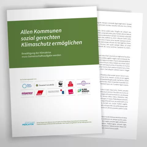 Titelbild des Forderungspapiers