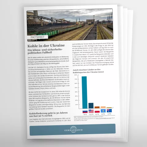 Titelseite des Factsheets