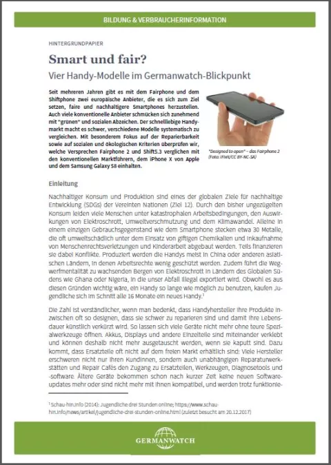 Cover: Fairer Handyvergleich 2018 Cover: Fairer Handyvergleich 2018