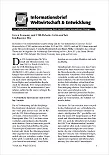 Deckblatt: Artikel Informationsbrief Weltwirtschaft und Entwicklung 03-2012 Deckblatt: Artikel Informationsbrief Weltwirtschaft und Entwicklung 03-2012
