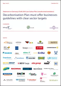 Cover Statement Decarbonisation Plan 2050 Cover Statement Decarbonisation Plan 2050