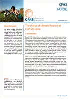 Cover Lima Climate Finance Guide Cover Lima Climate Finance Guide