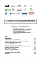 Cover OECD-Leitsätze für multinationale Unternehmen aktiv umsetzen