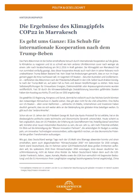 Cover:COP22 Cover:COP22