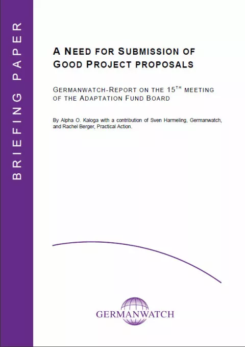 Deckblatt: A Need for Submission of Good Project Proposals Deckblatt: A Need for Submission of Good Project Proposals