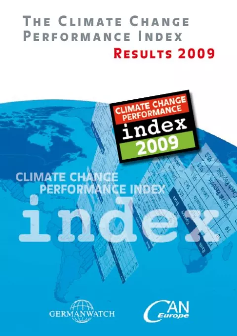 Deckblatt: The Climate Change Performance Index 2009 Deckblatt: The Climate Change Performance Index 2009