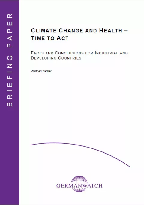 Deckblatt: Climate Change and Health - Time to Act Deckblatt: Climate Change and Health - Time to Act