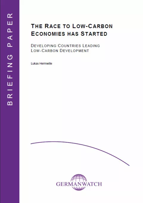 Deckblatt: The Race to Low-Carbon Economies has started Deckblatt: The Race to Low-Carbon Economies has started