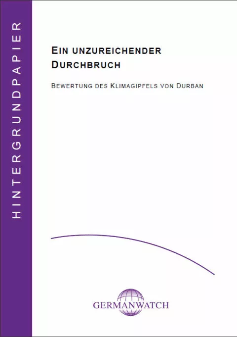 Deckblatt: Hintergrundpapier Durban Deckblatt: Hintergrundpapier Durban
