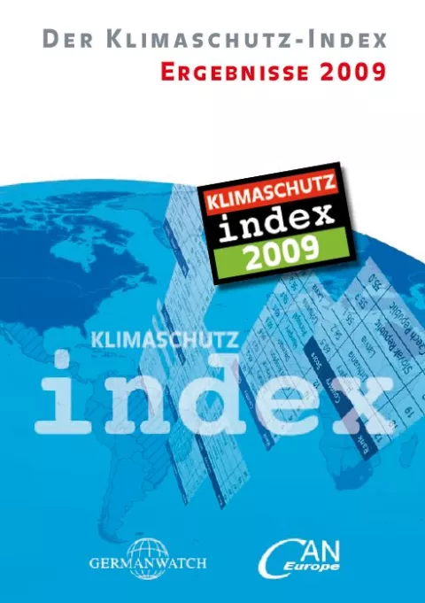 Deckblatt: Klimaschutz-Index 2009 Deckblatt: Klimaschutz-Index 2009