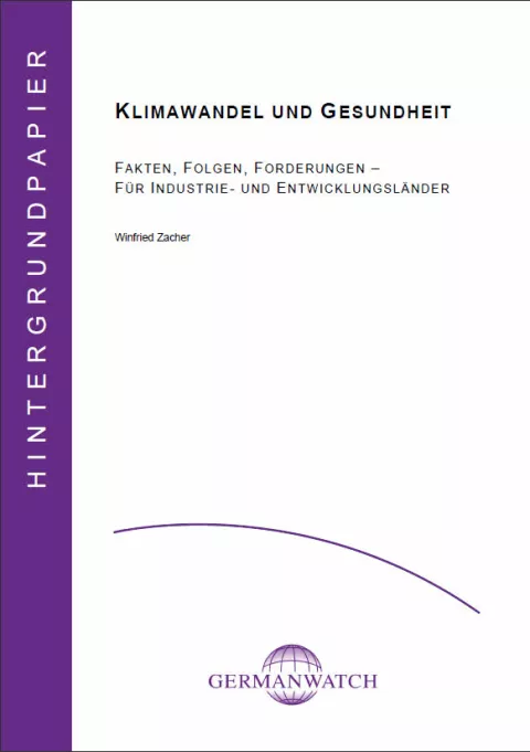 Deckblatt: Klimawandel und Gesundheit