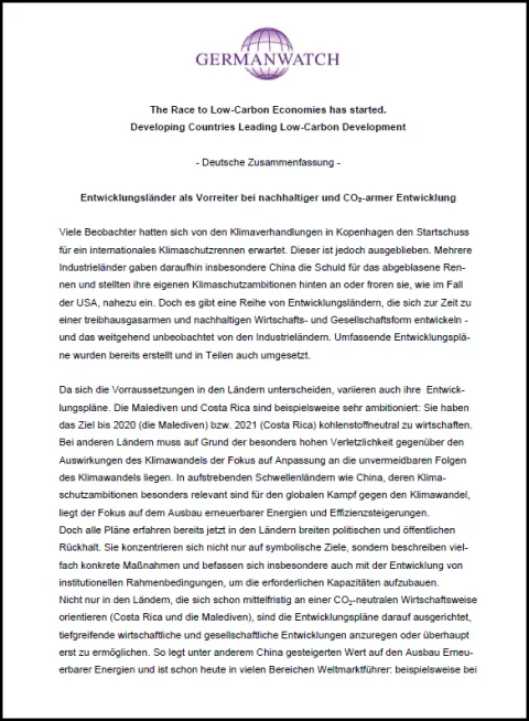 Deckblatt: Low Carbon Deckblatt: Low Carbon