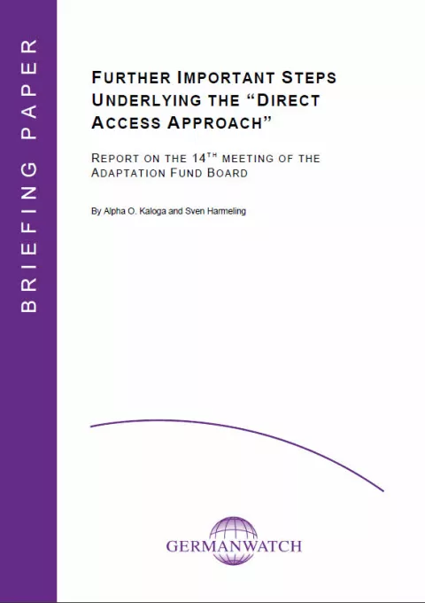 Deckblatt: Further Important Steps Underlying the “Direct Access Approach” Deckblatt: Further Important Steps Underlying the “Direct Access Approach”