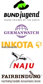 Logos GW Inkota BUNDjugend Fairbindung NAJU Logos GW Inkota BUNDjugend Fairbindung NAJU