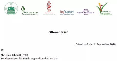 Bild: Offener Brief 6.9.2016 Bild: Offener Brief 6.9.2016