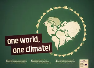 Picture: Poster One World - One Climate Picture: Poster One World - One Climate