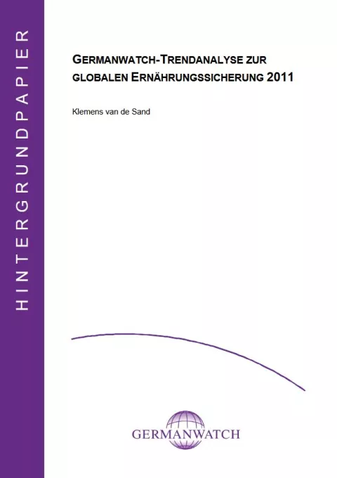 Cover: Trendanalyse Ernaehrungssicherheit 2011