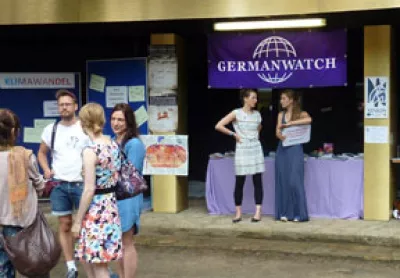 Foto: Stand auf pxp-Festival