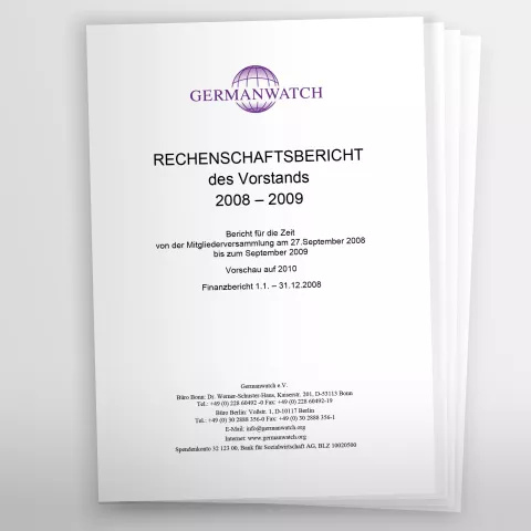 Rechenschaftsbericht 2008-09