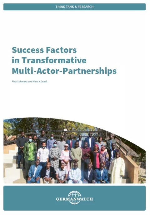 Cover: Success Factors in Transformative Multi-Actor-Partnerships