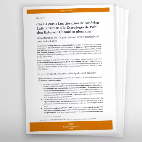 Policy Brief Cara a cara