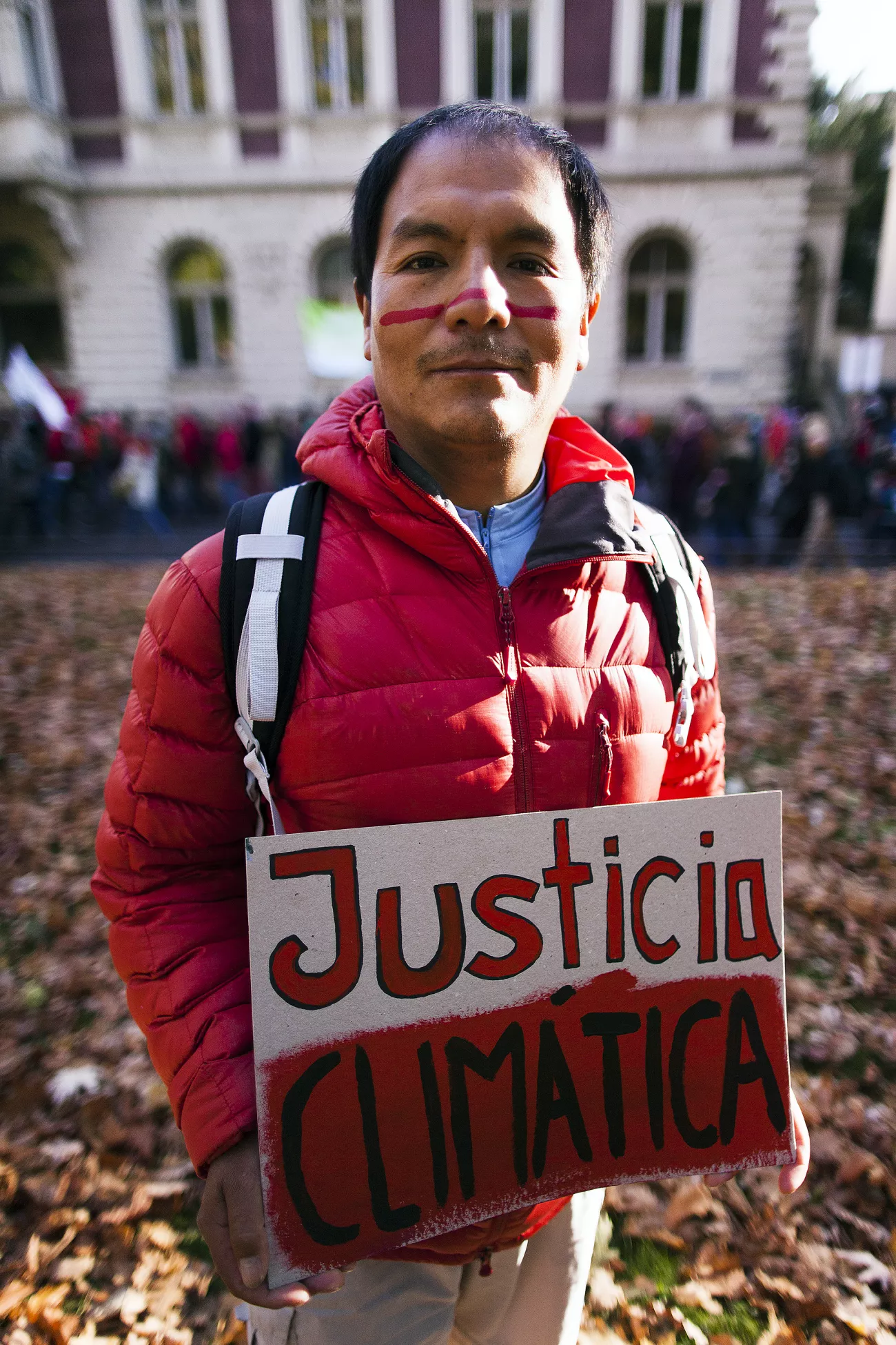 Saúl Luciano Lliuya auf der Klimademonstration im Vorfeld der COP23 in Bonn