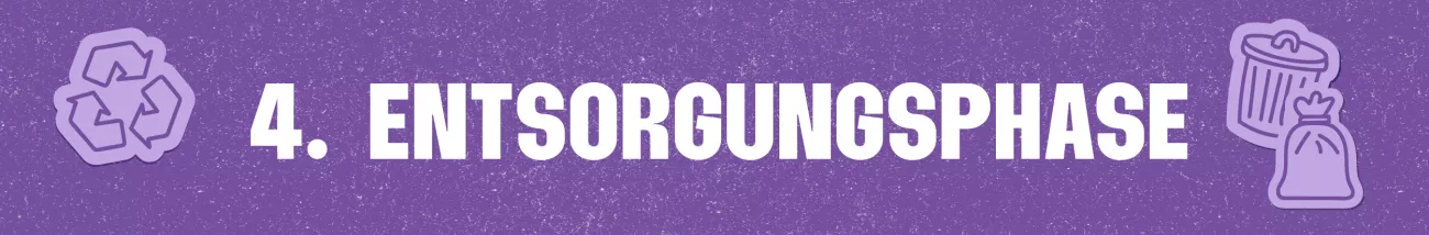 Überschrift: 4. Entsorgungsphase