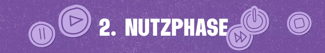 Überschrift: 2. Nutzphase