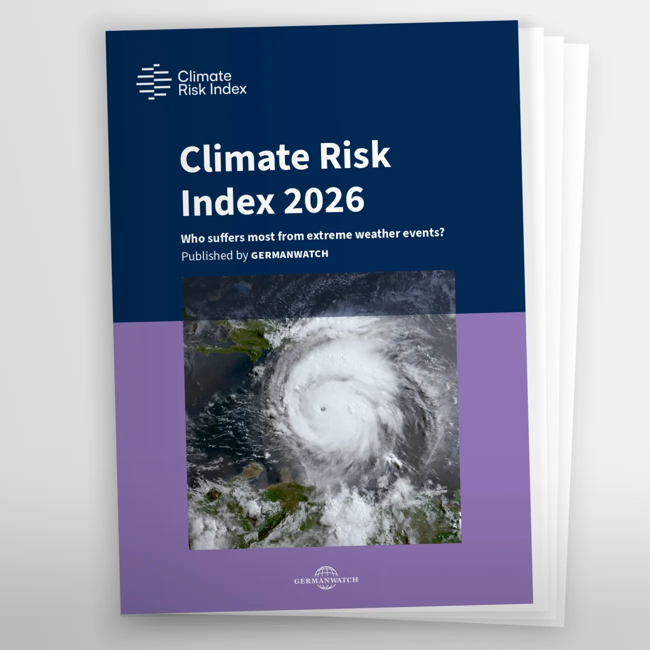 first page of climate risk index