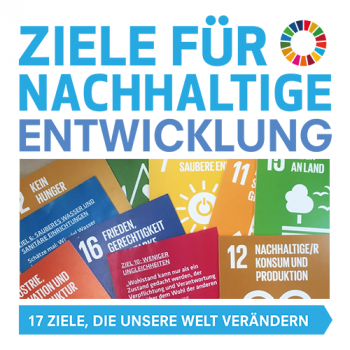 Ziele für Nachhaltige Entwicklung - Banner deutsch 