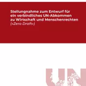 Stellungnahme der Treaty Alliance Deutschland zum Entwurf für ein verbindliches UN-Abkommen zu Wirtschaft und Menschenrechten
