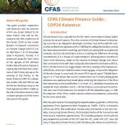 CFAS COP24 Climate Finance Guide