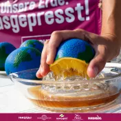 Globaler Erdüberlastungstag 2019 - Kampagnenmotiv mit Logos