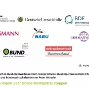 Logoleiste zum Offenen Brief zu Illegalem Import 2020