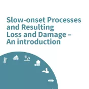 Papier: Slow-onset Processes and Resulting Loss and Damage – An introduction