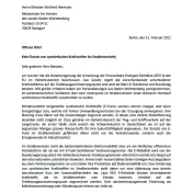 Offener Brief an Minister Winfried Hermann: Kein Einsatz von synthetischen Kraftstoffen im Straßenverkehr