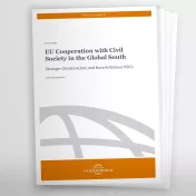 Cover of a publication on EU cooperation with civil society in the Global South