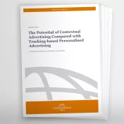 Cover page of a working paper on contextual advertising