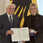 Silvie Kreibiehl und Frank-Walter Steinmeier