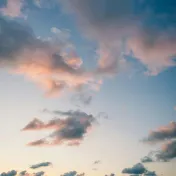 Bild eines Abendhimmels